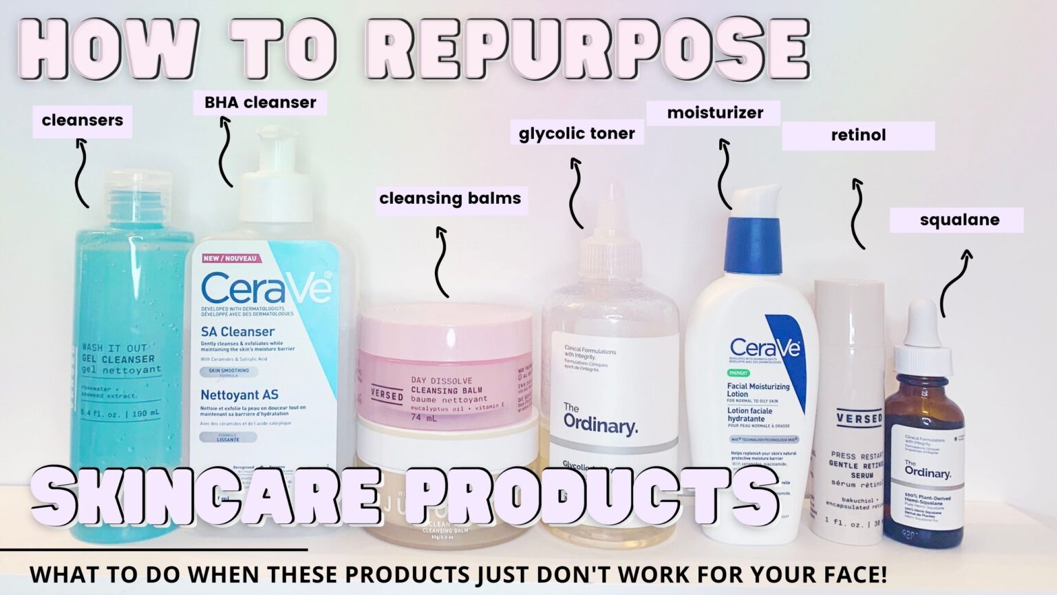 How To Repurpose Your Skincare products – Ugly Duckling Skincare